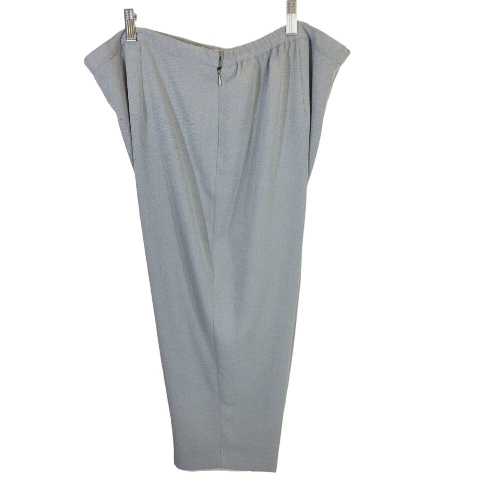 Alfred Dunner Gray‎ Straight Leg Career Office Work Pants Women's 24W x 27"